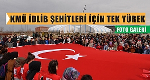 KMÜ'de e İdlib Şehitlerini Anma Yürüyüşü 