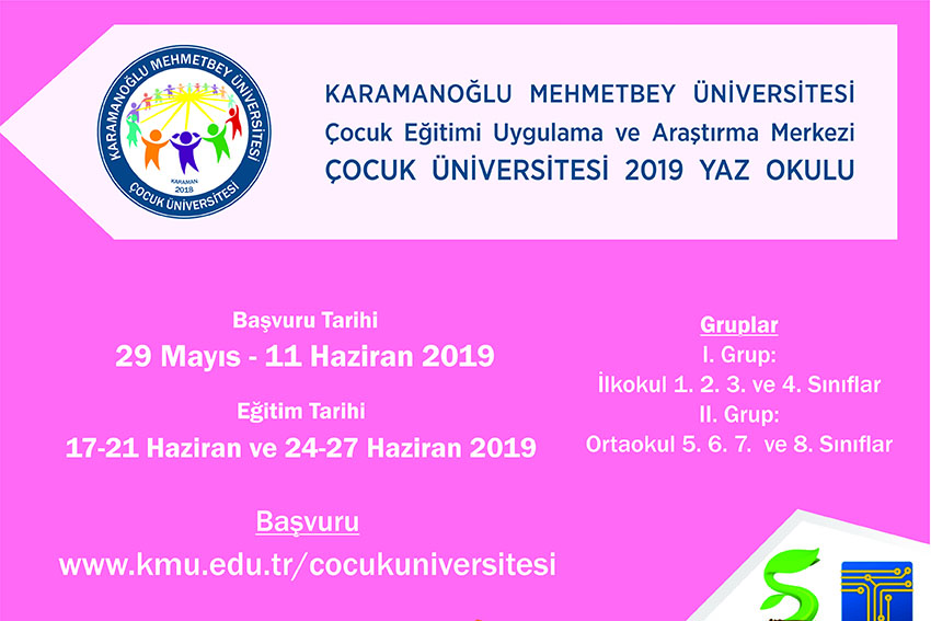 ÇOCUK ÜNİVERSİTESİ YAZ OKULU BAŞVURULARI BAŞLADI