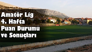 Karaman Amatör Lig 4. Hafta Puan Durumu ve Sonuçları