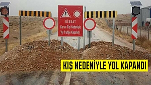 Erdemli Yolu Kış Nedeniyle Kapandı