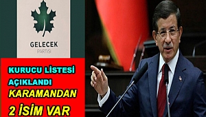 GELECEK PARTİSİ AHMET DAVUTOĞLU VE KURMAYLARI TARAFINDAN KURULDU