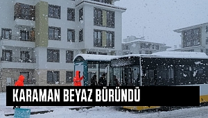 Karaman Beyaz Büründü