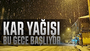 Karaman'da Beklenen Kar Yağışı Başladı