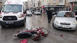 KARAMANDA TRAFİK KAZASI: 1 YARALI