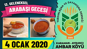 Arabaşı Gecesine Davet
