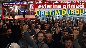 Bursa'daki otomotiv yan sanayi fabrikasında işçiler ayaklandı