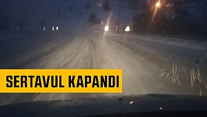 Sertavul yolu Kapandı