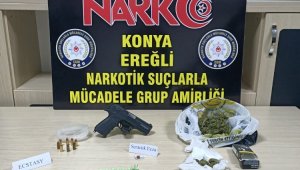 Şüphe üzerine durdurulan araçtan uyuşturucu çıktı
