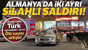 Almanya'daki iki ayrı silahlı saldırıda ölü sayısı 10'a yükseldi