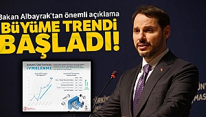 Bakan Albayrak: 'Yüzde 8,6’lık artış büyüme trendinin başladığını gösteriyor'