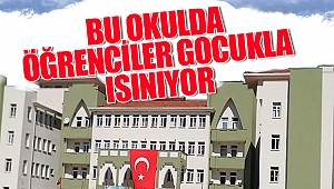 Bu Okulda Öğrenciler Gocuk İle Isınıyor