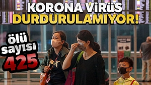 Çin'de koronavirüs salgınında ölü sayısı 425’e yükseldi