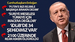 Cumhurbaşkanı Erdoğan: 'Suriye meselesi Türkiye için asla bir macera, sınırlarını genişletme çabası değildir'
