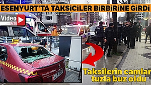 Esenyurt'ta taksiciler birbirine girdi, ortalık karıştı: 2 yaralı