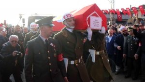 İdlib şehidi Uzman Çavuş Halil Demir son yolculuğa uğurlandı