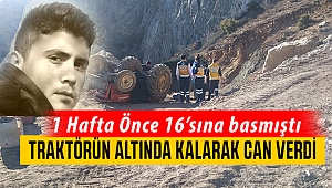 Karaman'da 16 yaşındaki genç traktörün altında kaldı