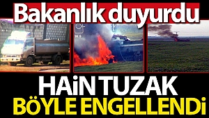 MSB: 'Bomba yüklü su tankeri imha edildi'