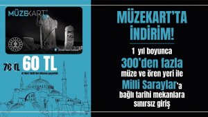 Müzekart 1 Mart'tan itibaren 60 TL