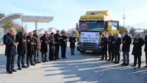 Niğde Valiliğinden Elazığ'a yardım tırı
