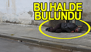 Yaşlı adam bu halde bulundu