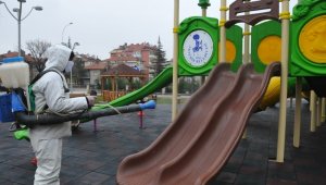Akşehir dezenfekte ediliyor