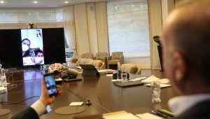 Cumhurbaşkanı Erdoğan'dan karantinadayken doğum yapan kadına tebrik telefonu
