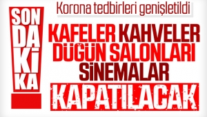 İçişleri Bakanlığı korona tedbirlerini genişletti