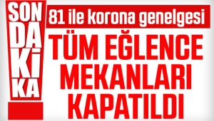 Karaman'da Eğlence merkezlerinin faaliyetleri durduruldu