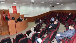 Karaman İl Pandemi Kurulu Vali Fahri Meral’in başkanlığında