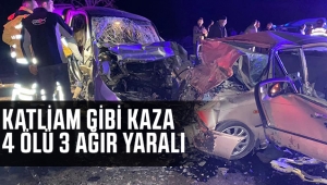 Karaman-Konya Yolunda Feci Kaza 4 ölü, 5 yaralı var