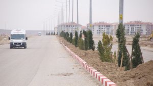 Karaman'da refüjlerde ağaçlandırma çalışması