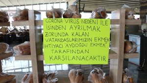 Konya'da fırıncıdan ihtiyaç sahiplerine askıda ekmek