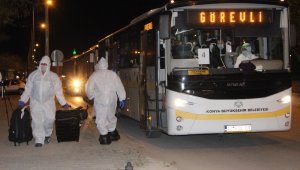 Bangladeş'ten getirilen 154 Türk vatandaşı Karaman'da yurda yerleştirildi