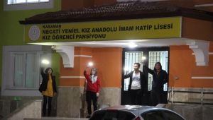 Karaman'da cezaevi personellerinden moral alkışı