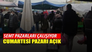 Karaman'da Semt Pazarları AÇIK