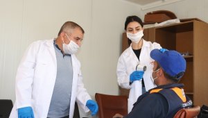 Karaman'da 240 temizlik personeli sağlık taramasından geçirildi