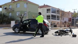 Karaman'da trafik kazası 1 yaralı