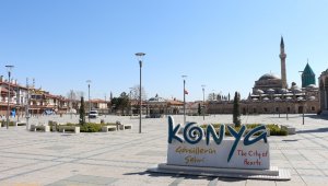 Konya'da sokaklar sessizliğe büründü