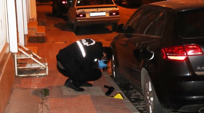 Otomobilin altında pompalı tüfek bulundu