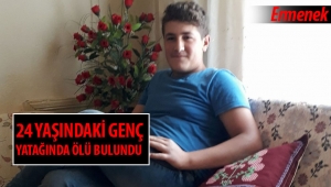 24 yaşındaki genç ölü bulundu.