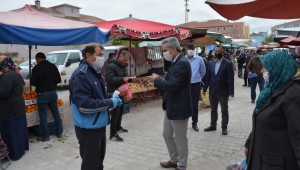 Ayrancı Belediye Başkanı Büyükkarcı Pazar yerini inceledi