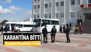 Bangladeş'ten getirilen 154 kişi memleketlerine gönderildi