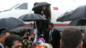 BAŞBAKAN ERDOĞAN KONYA'DAN KARAMAN'A HAREKET ETTİ