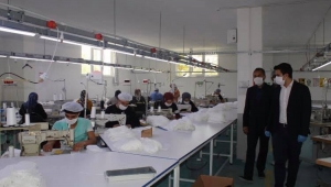 Başyayla'da Maske Dikimi Devam Ediyor