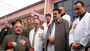 DOKTORLARIN İŞ BIRAKMA EYLEMİ...