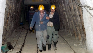 ERMENEK'TE MADEN OCAĞINDA GÖÇÜK.