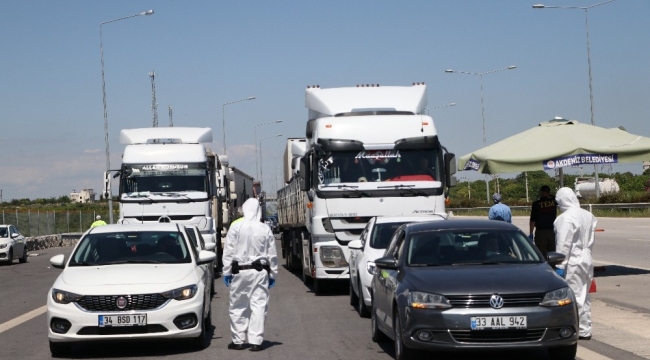 İzin belgesiz 24 ilden Mersin'e giriş yasak