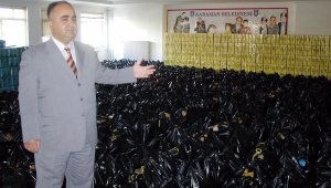 KARAMAN BELEDİYESİ'NDEN FAKİRLERE RAMAZAN YARDIMI