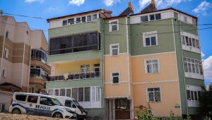 Karaman'da bir apartman karantinaya alındı