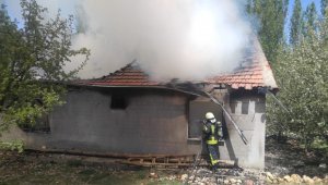 Karaman'da ev yangını